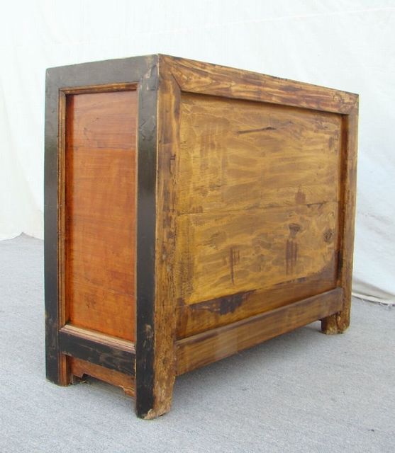 描彩二门柜|Color-painted cabinet w/ 2 doors