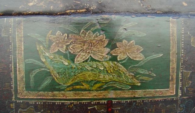 描彩二门柜|Color-painted cabinet w/ 2 doors