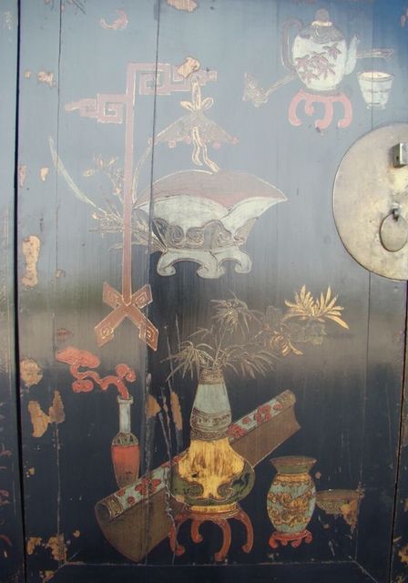 黑五彩大柜工厂|Black multicolored big cabinet