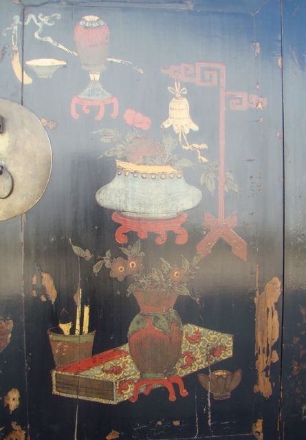 黑五彩大柜工厂|Black multicolored big cabinet