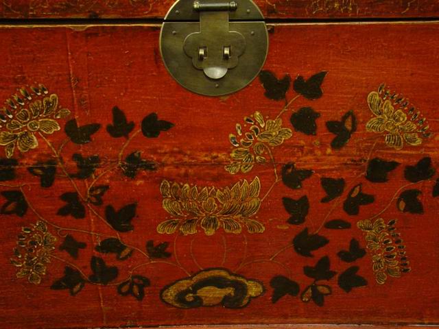 描彩箱|painted trunk