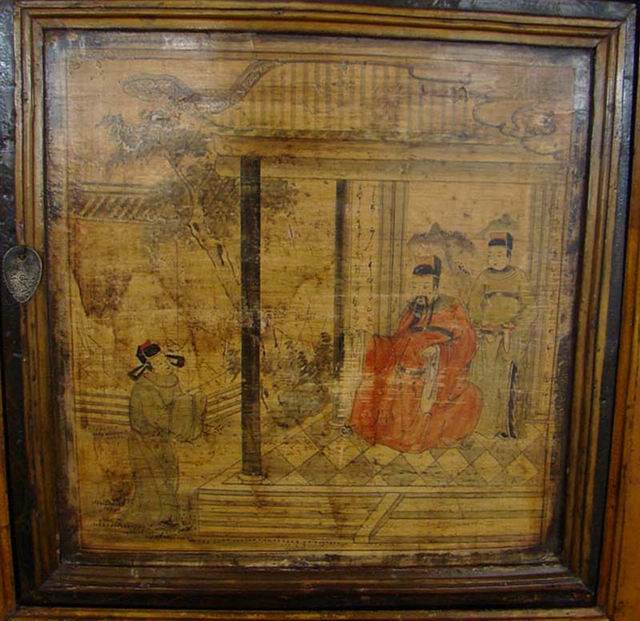 描彩柜|painted cabinet