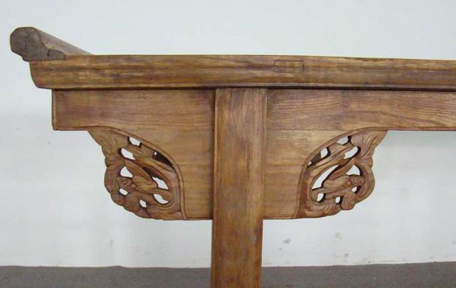 雕花翘头条几|carving stand