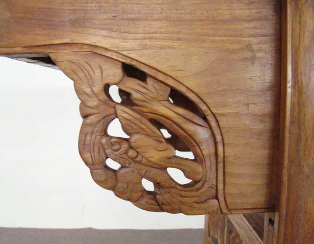 雕花翘头条几|carving stand