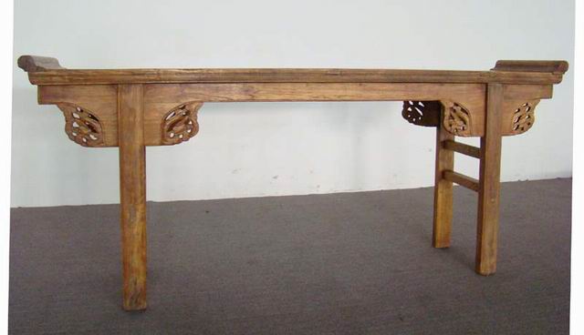 雕花翘头条几|carving stand