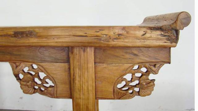 雕花翘头条几|carving stand