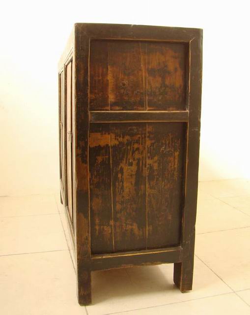 描彩四门连体|painted cabinet