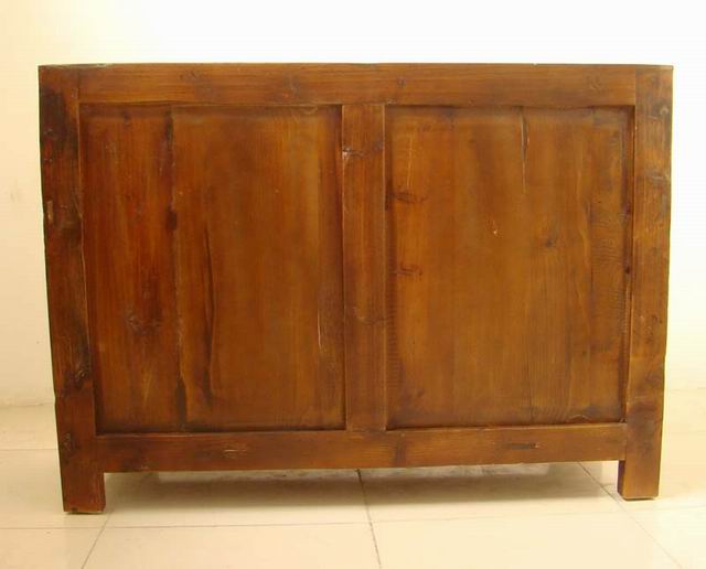 描彩四门连体|painted cabinet