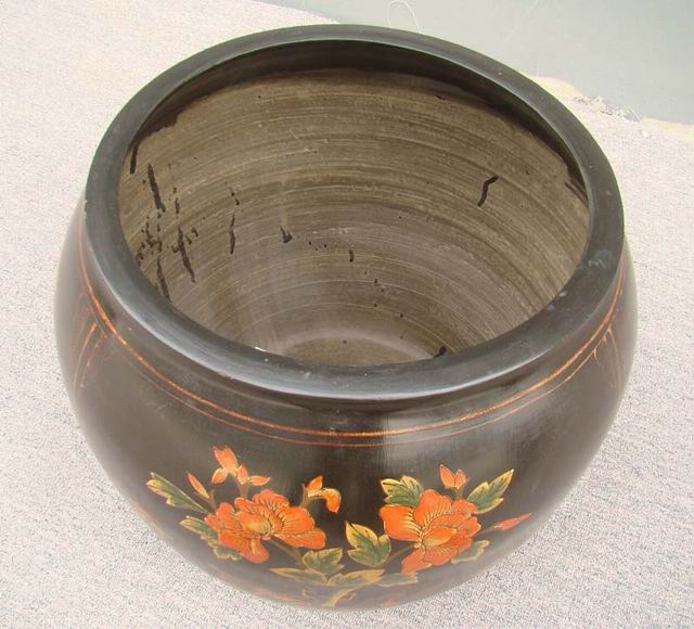 描彩缸|painted jar