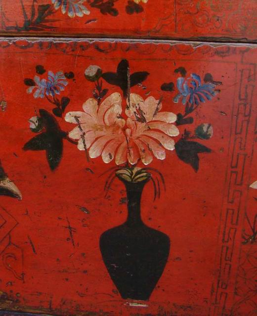 描彩箱|painted trunk