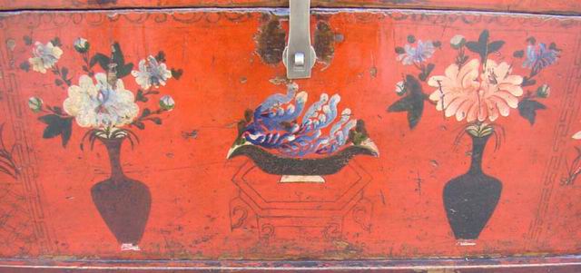 描彩箱|painted trunk