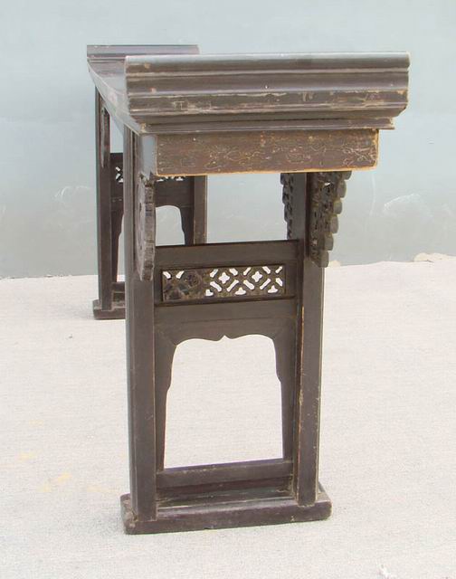 雕花翘头条案|carving long table