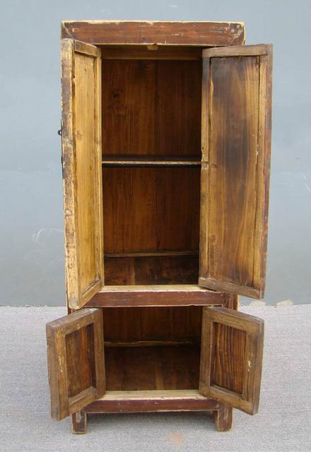 描彩四门柜|painted cabinet