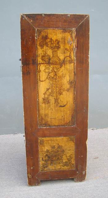 描彩四门柜|painted cabinet