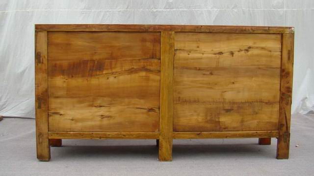 描彩四门连柜|Color-painted low cabinet