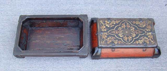 描金盒|gold gilt box