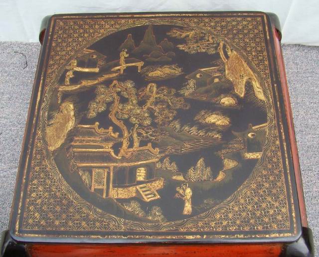 描金盒|gold gilt box