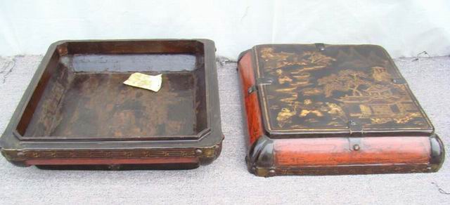 描金盒|gold gilt box