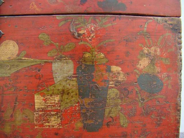 描彩箱|painted trunk