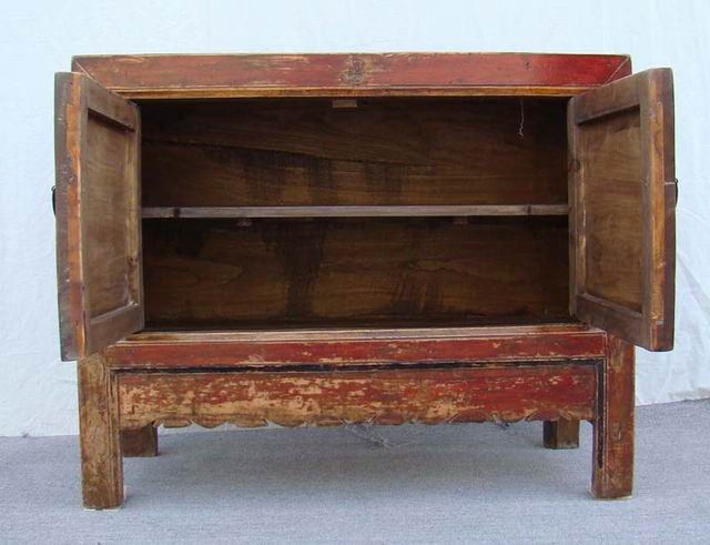 描彩二门柜|painted cabinet