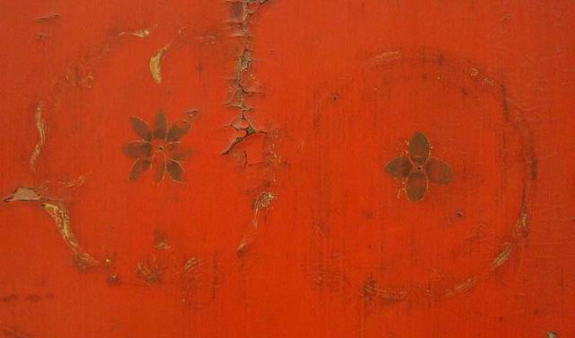描金中柜工厂|Red & gilt medium cabinet