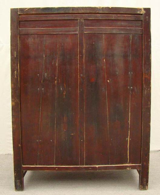 描金中柜工厂|Red & gilt medium cabinet