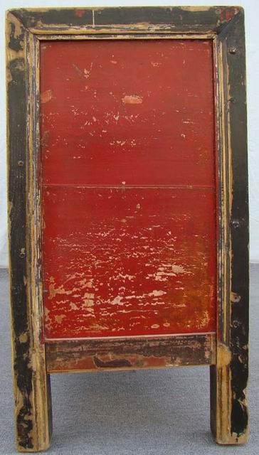 描彩四门连柜|painted cabinet
