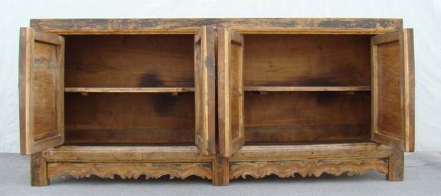 描彩四门柜|painted cabinet