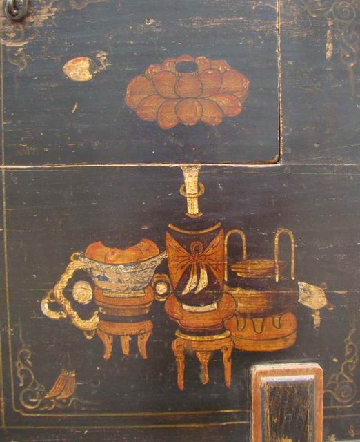 描彩箱painted trunk