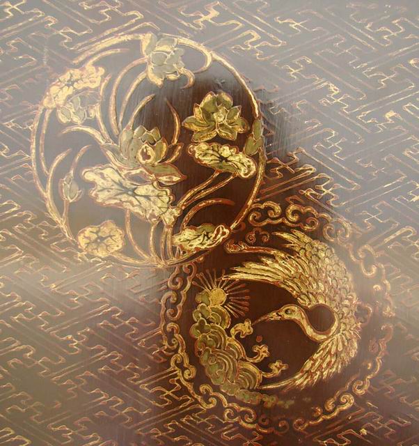 描金中柜|gold gilt cabinet