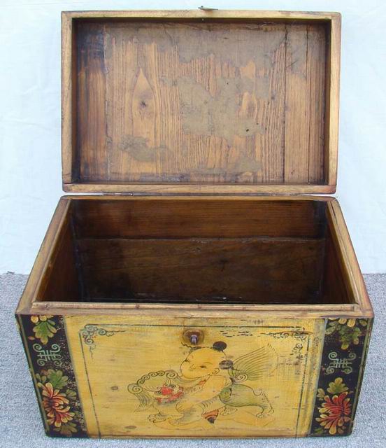 描彩箱|painted small trunk