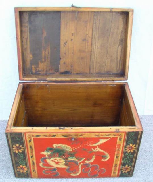 描彩箱|painted small trunk