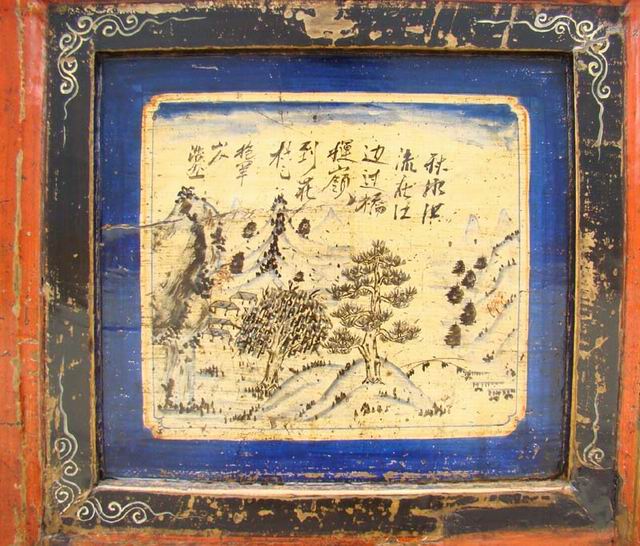 描彩连柜|cabinet