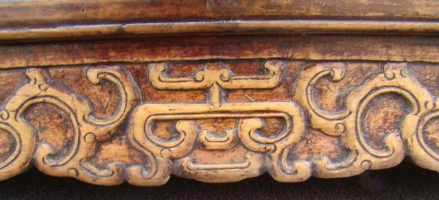 雕花四抽被格lower cabinet