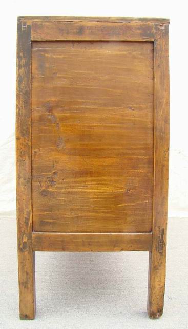 描彩一抽二门柜|painted cabinet