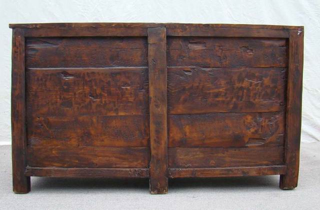 描彩四抽四门柜|painted cabinet