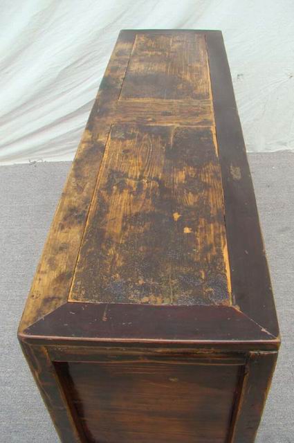 描彩四抽四门柜|painted cabinet