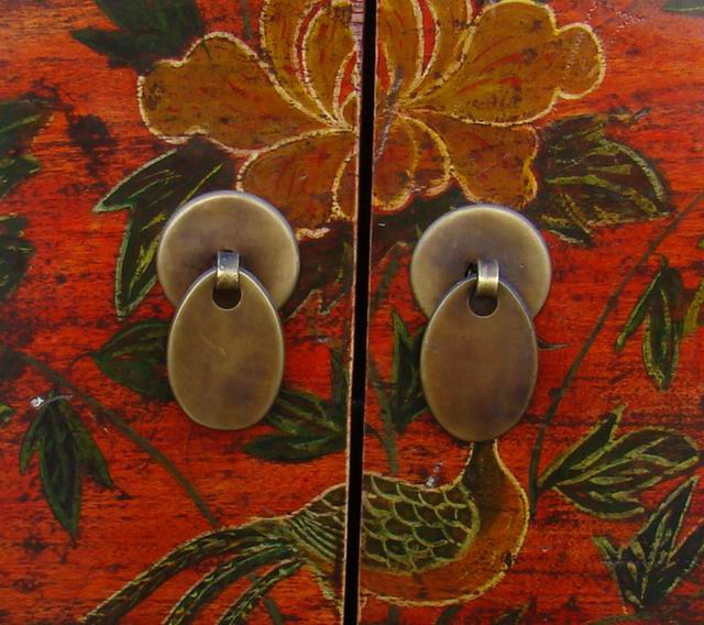 描彩连柜|painted cabinet