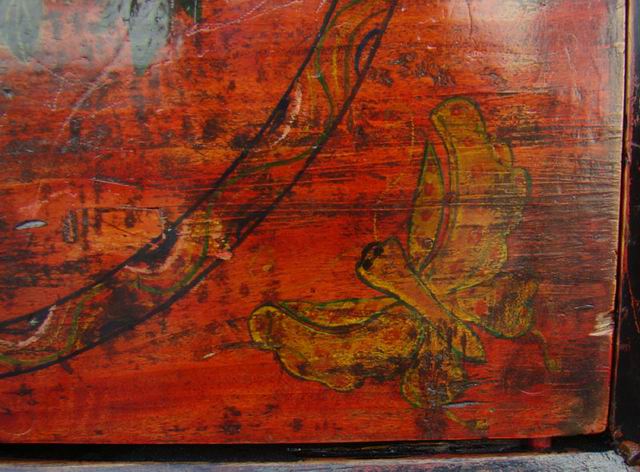 描彩连柜|painted cabinet