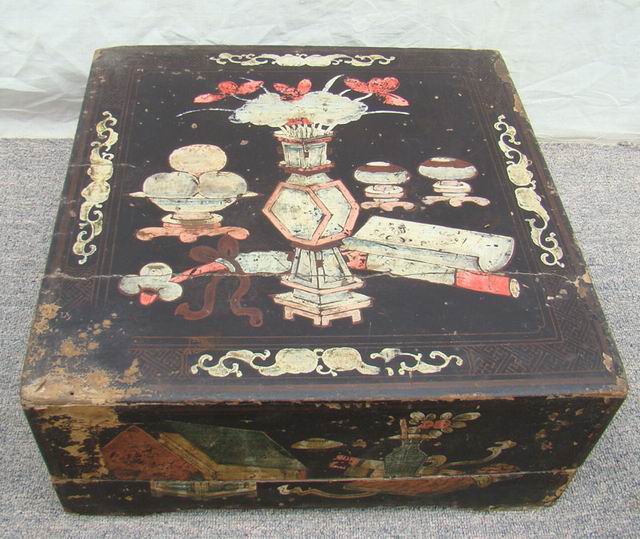 描彩食盒|box