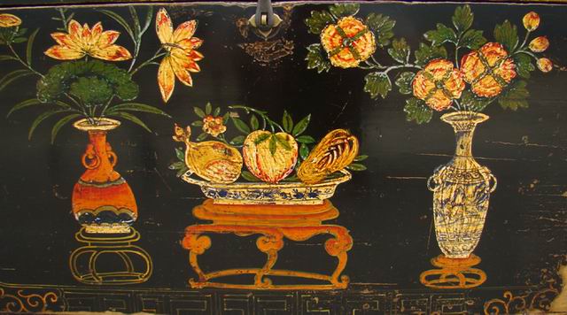 描彩箱工厂|painted trunk