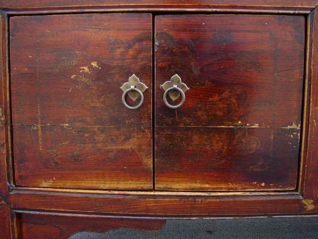 描彩三抽六门地柜|lower cabinet