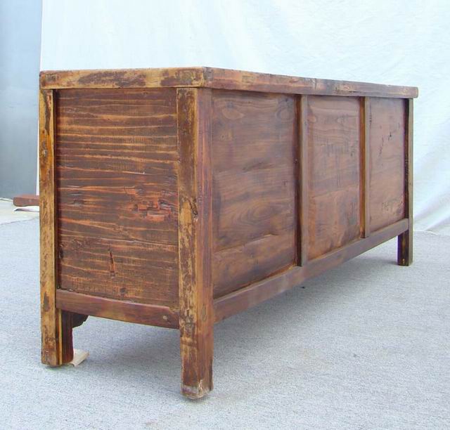描彩三抽六门地柜|lower cabinet
