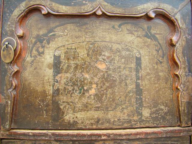 连体柜|painted cabinet