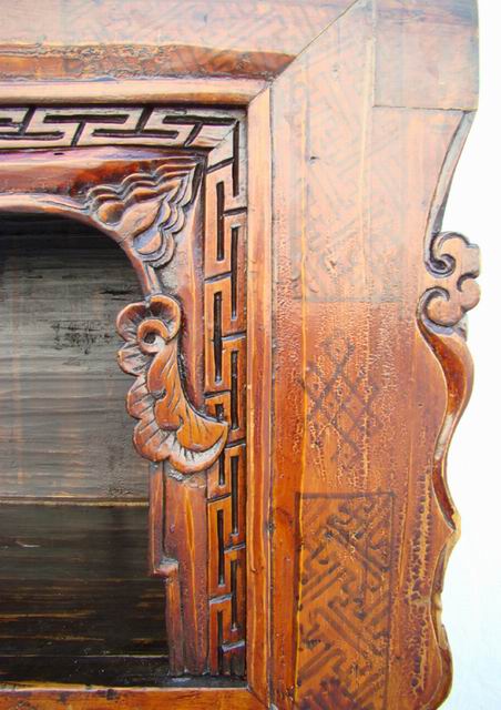 描彩四门柜|Multicolored big cabinet