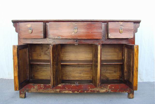 三抽四门柜|cabinet