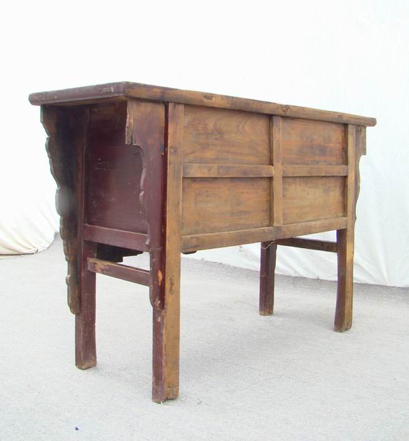 雕花三抽桌|coffer