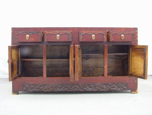 四抽四门柜|cabinet