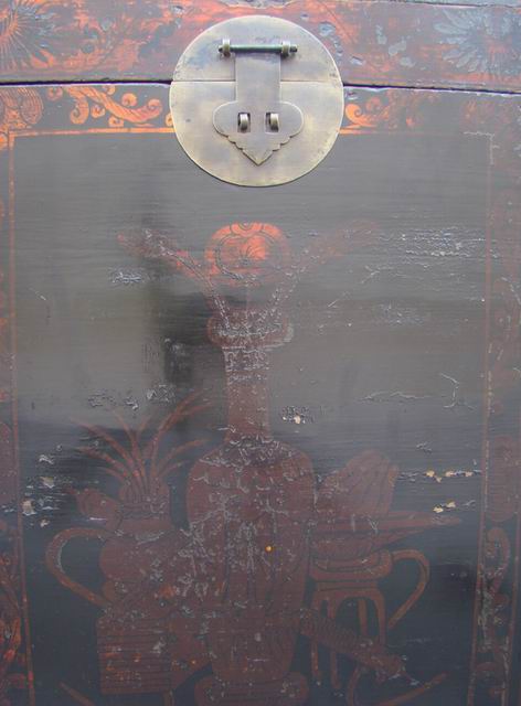 描彩箱|painted trunk