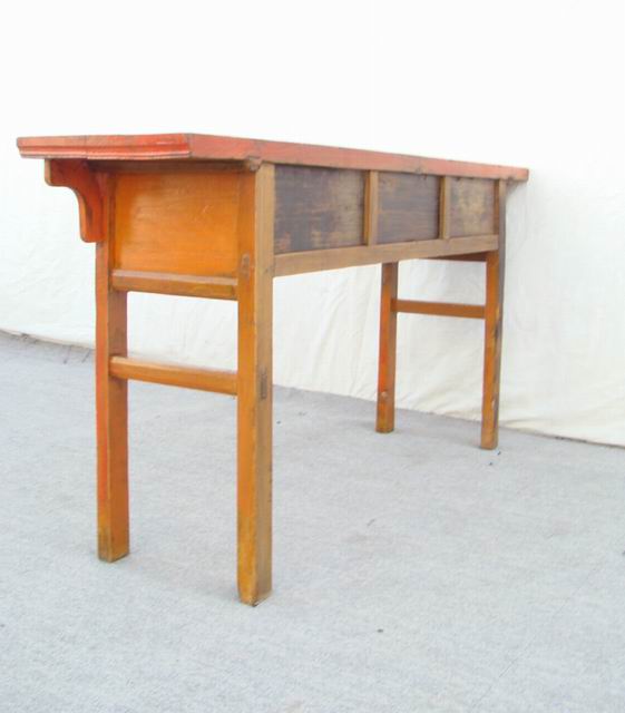 三抽条桌|long table